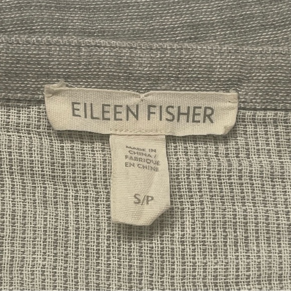 Eileen Fisher Organic Linen Cotton Blend Top - Picture 12 of 15
